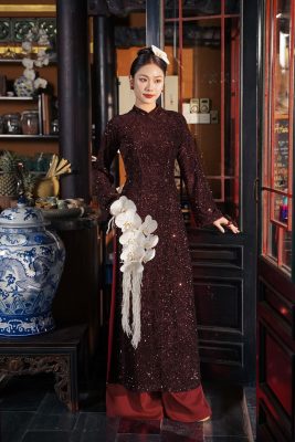 ÁO DÀI KIM SA AD08832